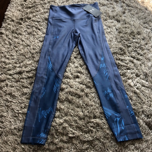 under armour compression high rise ankle crop